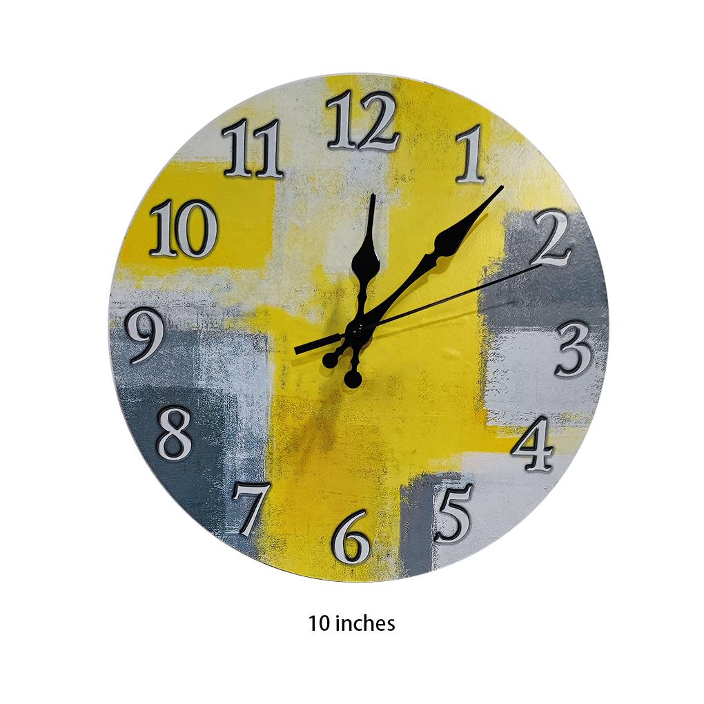 Wood Silent Wall Clock Add Touch Of Elegance To Living Room Clock For Living Room Unique Style