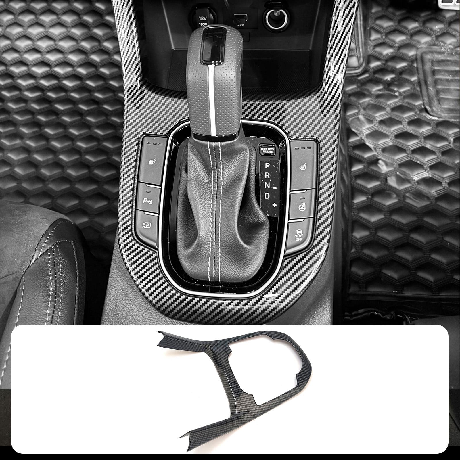 For Hyundai i30 N 2019-2023 Automatic / Manual Gear Shift Cover Interior Refit Accessories Carbon Fiber Style Automatics Gear