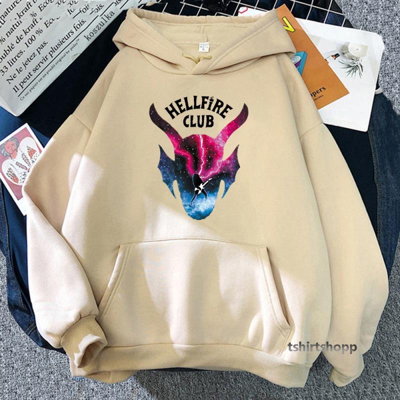 Худи Stranger Things 4 HELLFIRE CLUB с флисовой подкладкой 6614 XS