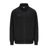 adidas Taekwondo Stand Collar Zip Long Sleeve Jacket Comfortable Striped Long Pants Casual Sports Suit Unisex Sports Suit Black TR30JT-BB+TR30P1T-BB