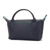 Longchamp Le Pliage Xtra Logo Button Closure Mini Shoulder Crossbody Bag Women Handbags Navy-Blue 34205HEY556