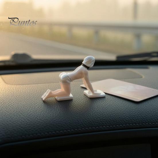 Creative Office Desk Gadgets 3D Printed Masked Hottie Ornament, Cool Mysterious Character Figurine, Stable Novelty Gifts for Gamers Base Desktop