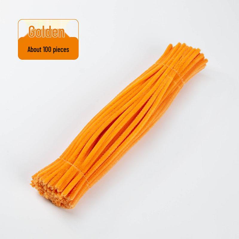 Chenille Stems [Zinc Art] Macaron Wool Strips for DIY Children's Toy and Bouquet Crafts.