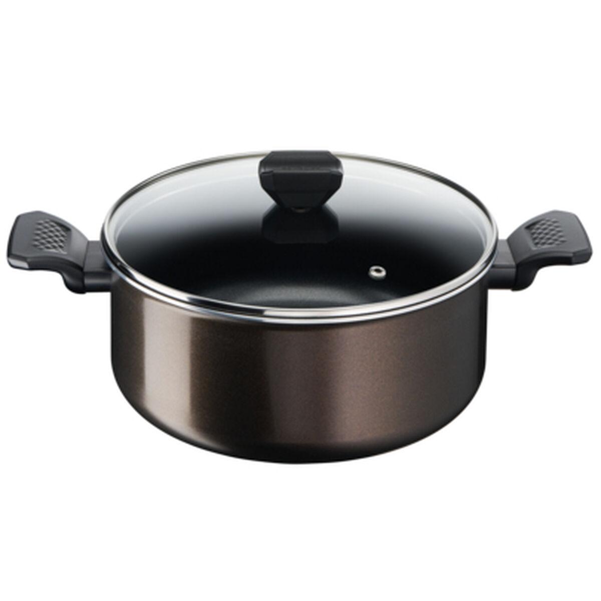 

Casserole Tefal B5544602 Black Aluminum 4 Pieces Ø 24 cm