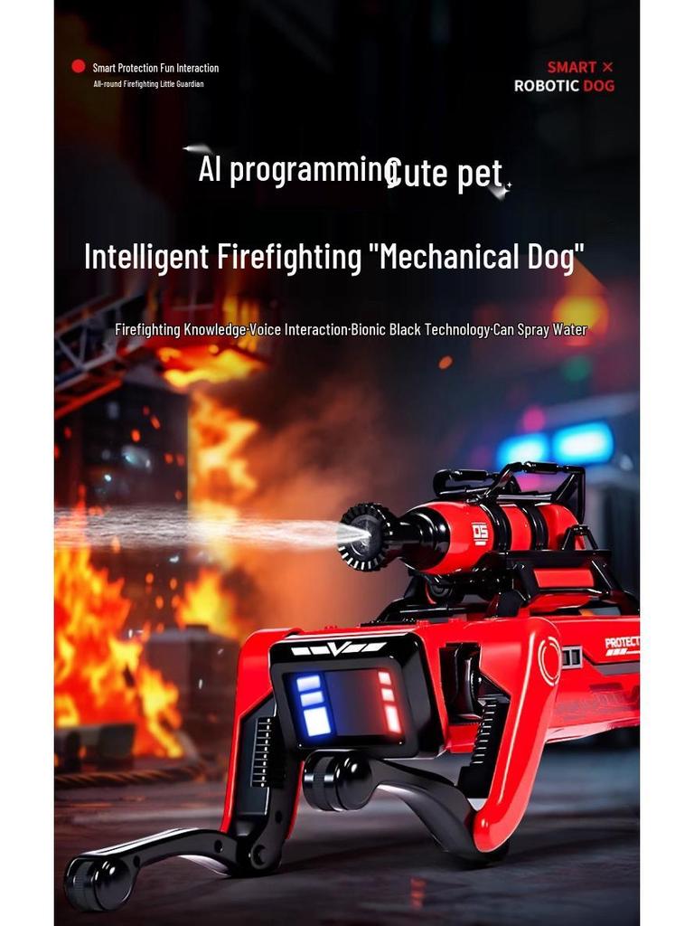 Smart Robot Dog: Interactive Educational Toy for Science & Programming with City Firefighter Simulation
