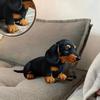 Cute Dachshund Plush Sofa Ornament