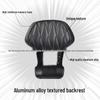 Enlarged Aluminum Backrest with Thick Cushion for Jike Core AE4/AE5I Electric Motorcycle - Easy, No-Damage Installation.