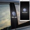 SVLHP1 2Pcs Car Logo Center Pillar Sticker Decor Accessories For VW GTI Golf8 Polo Passat Mk6 MK7 Tiguan R32 R RLine Magotan Jetta Bora