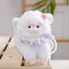 Cute Fluffy Plush Lamb Keychain Soft Touch Safe Material Pendant for Backpack Decor Kindergarten Kids Small Gifts