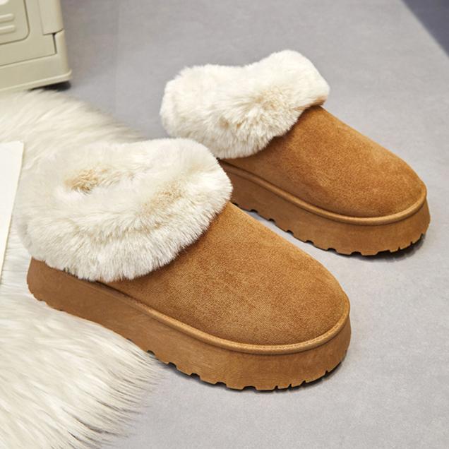 Women's Snow Boots Warm Women's Non Slip Soft Shoes Non Slip Comfortable Warm Ankle Boots