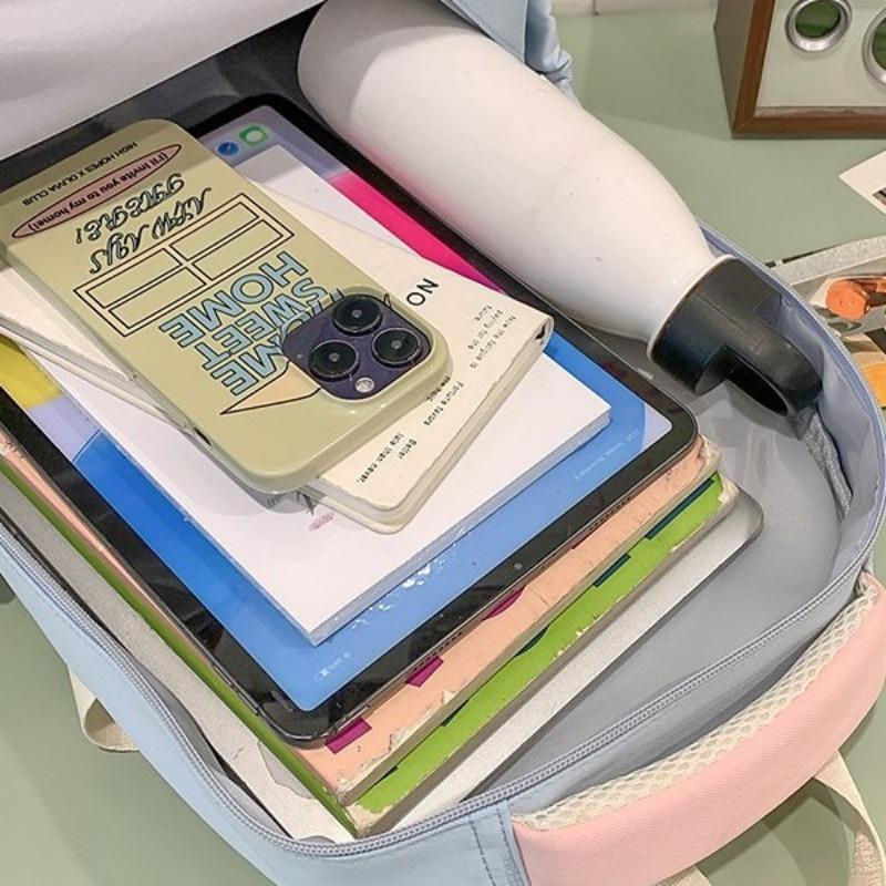 The New High-value Schoolbag, the College Style Is Fresh, Sweet and Transparent, and the Lightweight Backpack for Junior High School Students