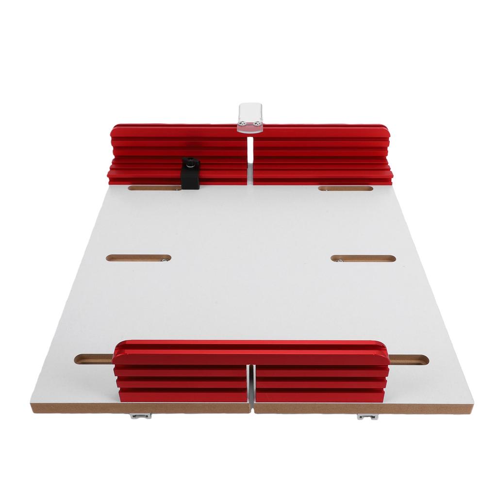 Tischkreissägen Queranschlag Schlitten Verstellbare Führung Aluminium Anschlag Holzbearbeitungs Schablone Oberfräsen Schlitten Bausatz für 3/4x3/8 Gehrungsnut