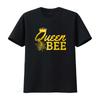 Damen Bienenkönigin Imker Imkerei Vintage Lustig Niedlich Mädchen T-Shirt vintage Gewaschen Vielseitig Mode Atmungsaktiv Grafik