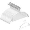 MIGABER Hanger 107 Yen Per Piece Set 20 Non-slip Anti-slip Prevention Suitable Both Wet Dry Use Popular Ranking (White)