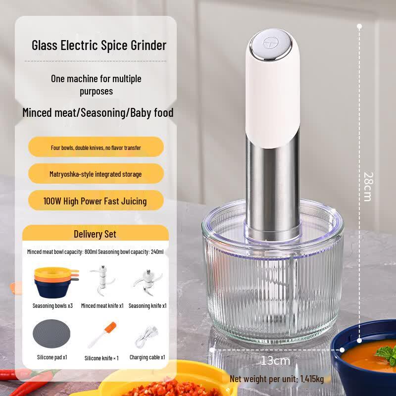 Zhi Shi Multi-functional Electric Food Processor & Meat Grinder