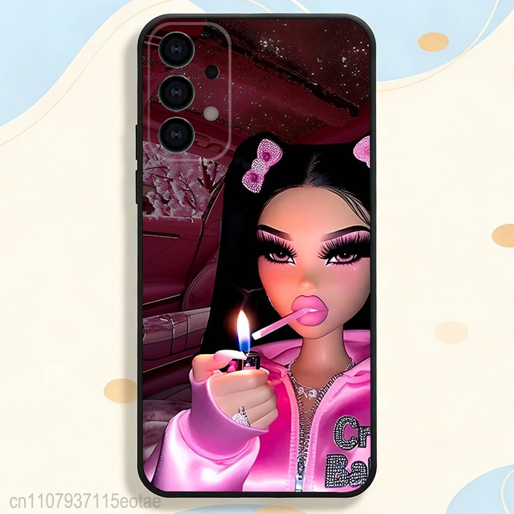 Fashion B-Bratz DollS Case for Samsung Galaxy S26 S21 S25 FE S24 S23 Ultra S20 S9 S22 Plus S10 TPU Cover