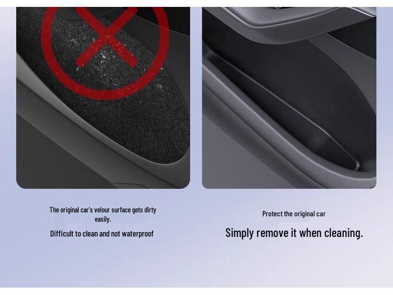 Kompatible Tesla Model 3 Türschlitz TPE Aufbewahrungsbox & Innenraumzubehör