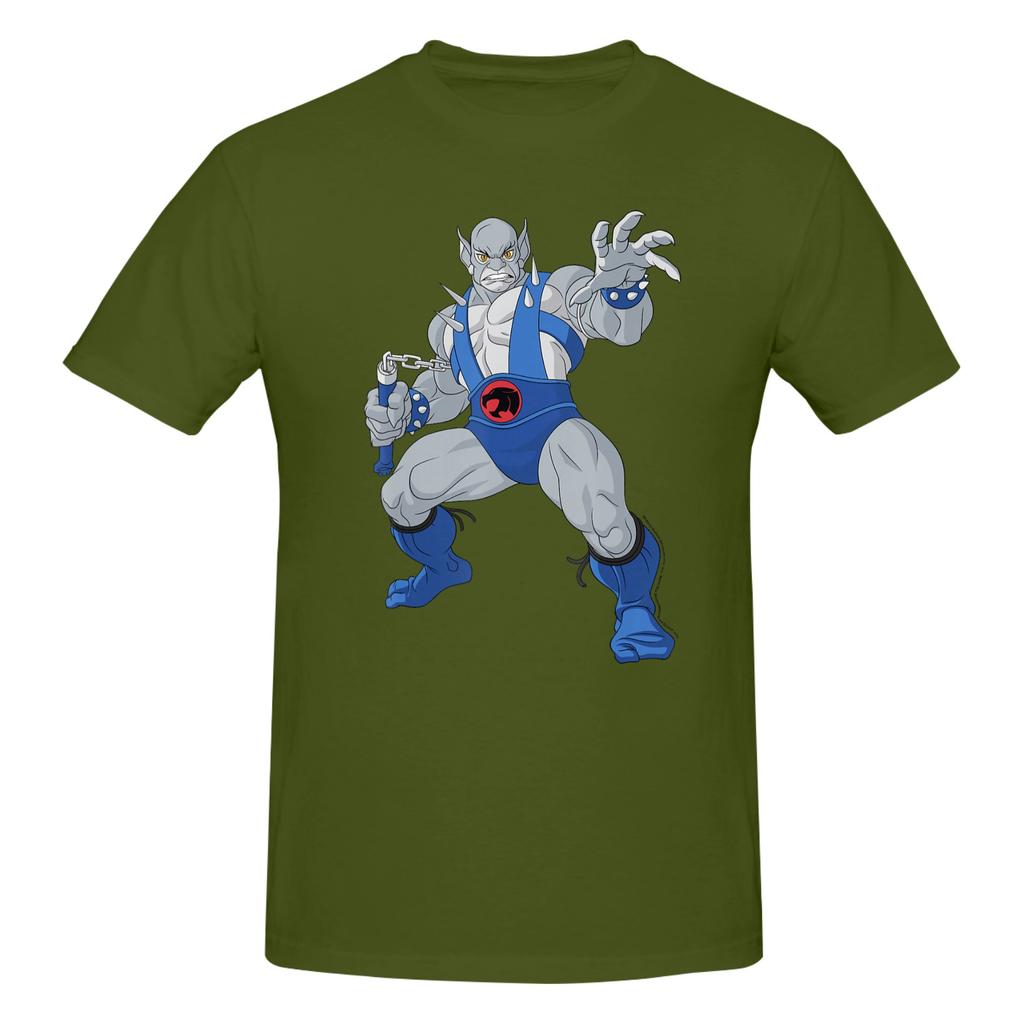 Piece Panthro  Funny  Cotton TShirt ThunderCats s Vintage Cartoon Tees Tops For Unisex