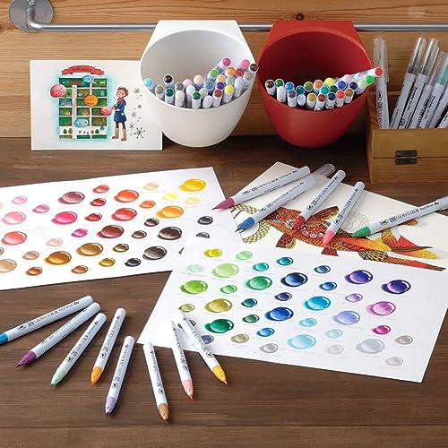 Kuretake ZIG Clean Color Real Brush Pen, 30 Colors, RB-6000AT/30VA