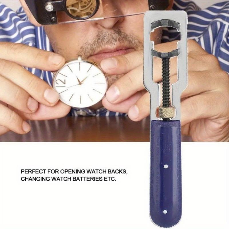 14-35mm Adjustable Metal Watch Back Cover Opener, Wrench Rear Case Remover Back Cover Remove Tools, Watchmaker Watch Repair Tool