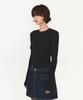 Daiaegeuneol See-Through Ribbed Knit (Dark Gray)