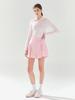 LORDLOAR Cool Slim Zipper Collared T-Shirt Pink