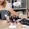 LED Long Arm Magnifying Desk Lamp for Reading, Study, and Maintenance Tasks
