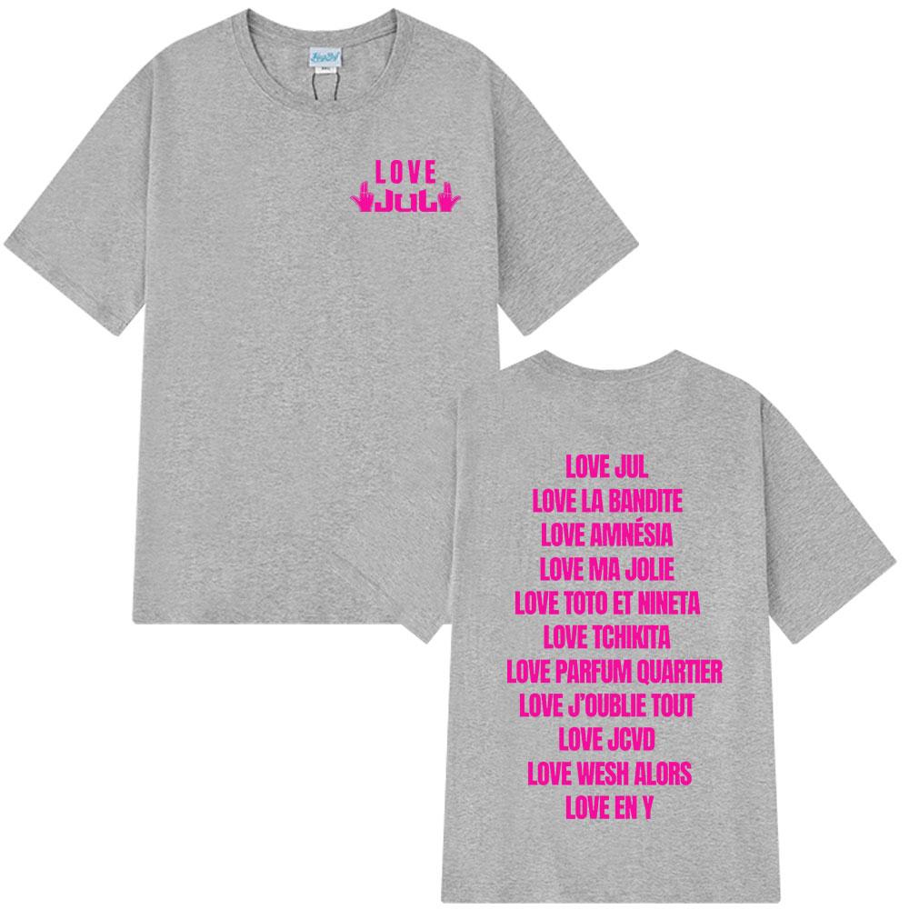 

Rapper Love Jul Tshirt Unisex Women Clothing Fashion Hip Hop Tshirt Casual Cotton Short Sleeve Oversized Tops Streetwear Unisex 4XL
