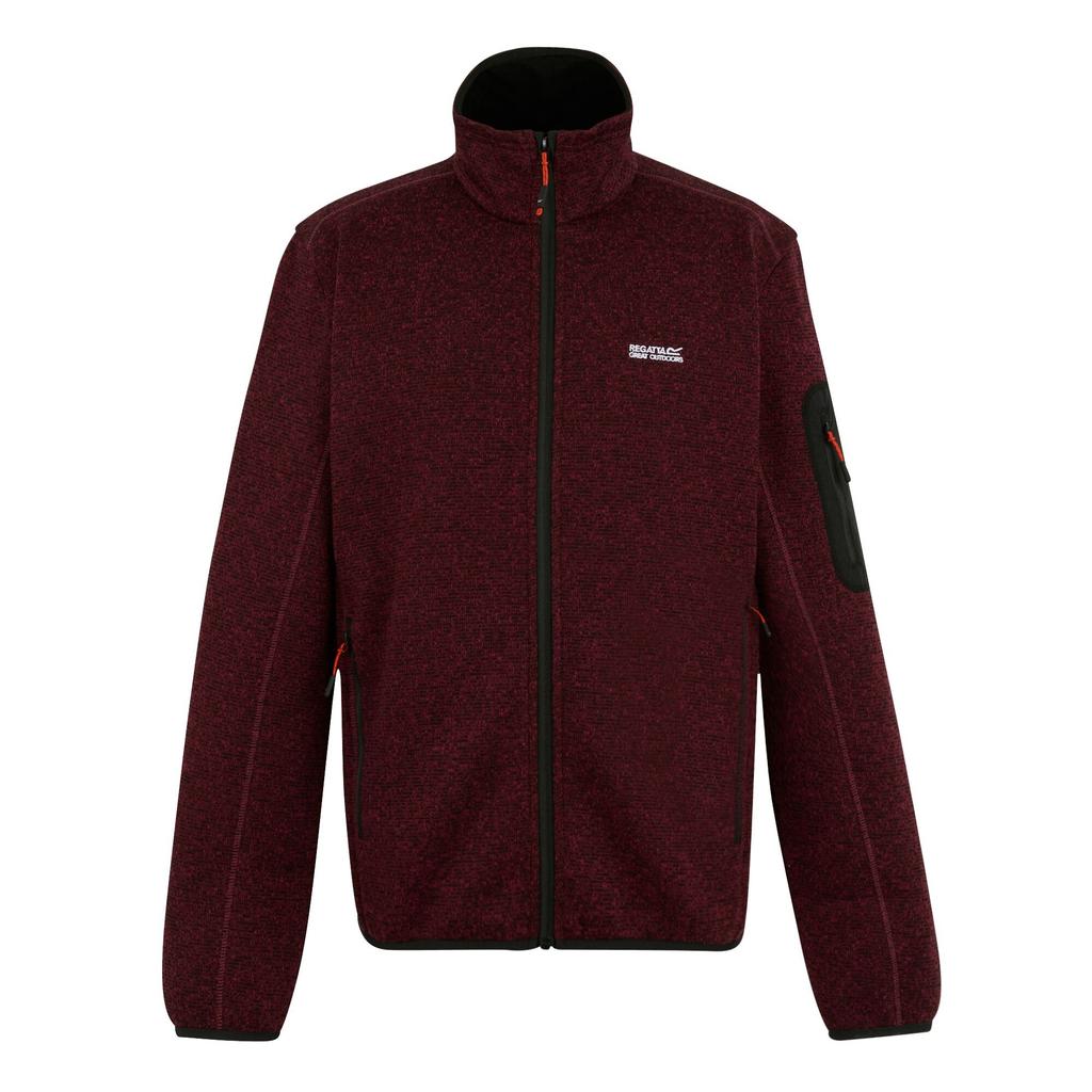Regatta Mens Newhill Marl Full Zip Fleece Jacket