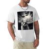 Funny Cat Selfie With Ufos Tshirt Casual Soft Cotton Short Sleeve Tee