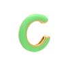 ZHUKOU 1 Stück C-Form Emaille Ohr-Manschetten für Frauen/Männer NEU beliebte Clip-Ohrringe Fake Piercing Ohrring Schmuck VE273