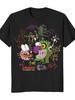 Camiseta con Collage de Personajes de Coraje el Perro Cobarde