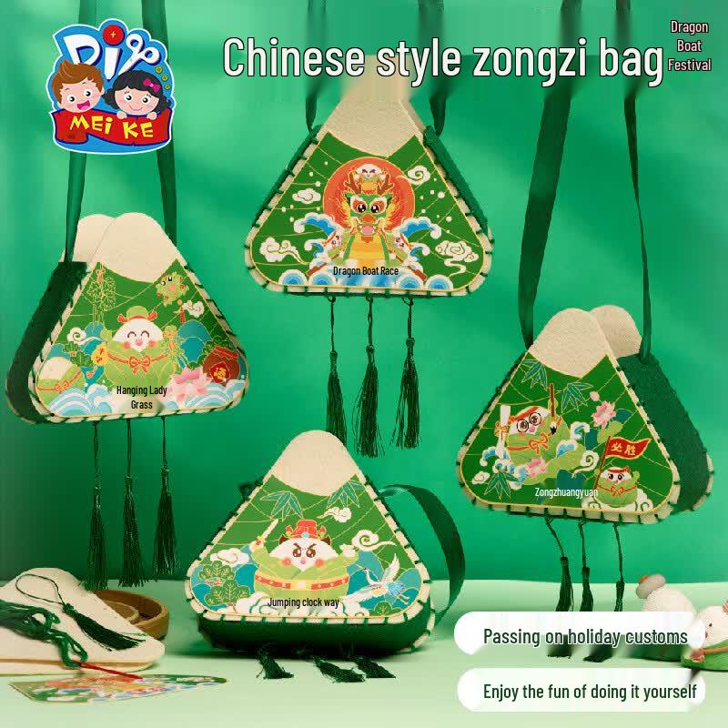 MEiKE Dragon Boat Festival Zongzi Bag DIY Kit (3 Random Styles)