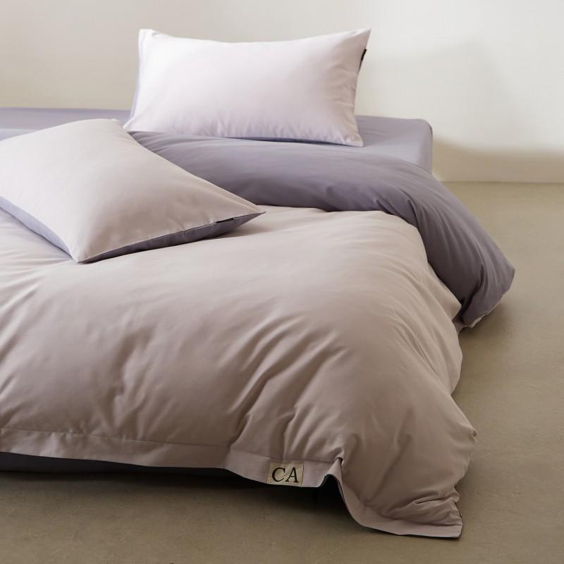 Cotton Flannel Bedding Set Solid Color Soft Warm Bed Sheets Pillowcases Home