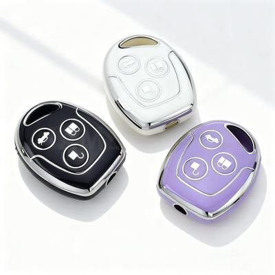 Tpu Protective Case Key Cover For Ford Mondeo Fiesta Focus C-Max S-Max Transit Ka Galaxy 3 Buttons Remote Key Holder Case Fob