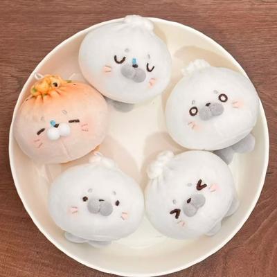 Cute Baby Seal Plush Keychain Soft Stuffed Animal Pendant Bags Backpacks Charm Adorable Marine Toy for Kids Ocean Lovers