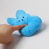 6Pcs Colorful Cute Bunny Plush Doll Easter Basket Fillers Kids Boy Girl Birthday Party Gifts Favors Spring Home Table Decoration