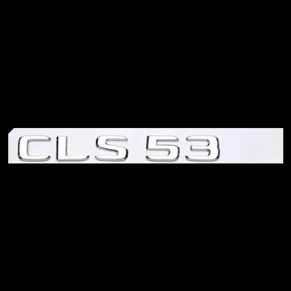 Autosticker 4 Stück/Set 3D ABS Autoaufkleber für Mercedes-Benz CLS-Klasse TURBO 4MATIC Modifiziertes AMG-Logo CLS 53S 63S Heckaufkleber Kotflügel