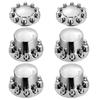 Rear&Front Axle Cover Combo Kit ABS Lug Nut Covers with Nut Cover Tools