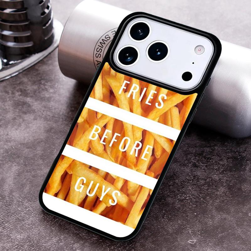 French Fries Before Guys Phone Case for iPhone 17 16 15 Pro Max Air 14 13 12 11 Plus Shockproof Cover