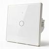 Qoltec Smart Touch 3-Channel Light Switch | Wi-Fi | Timer | Tuya | Smart Life | Tempered Glass | Black