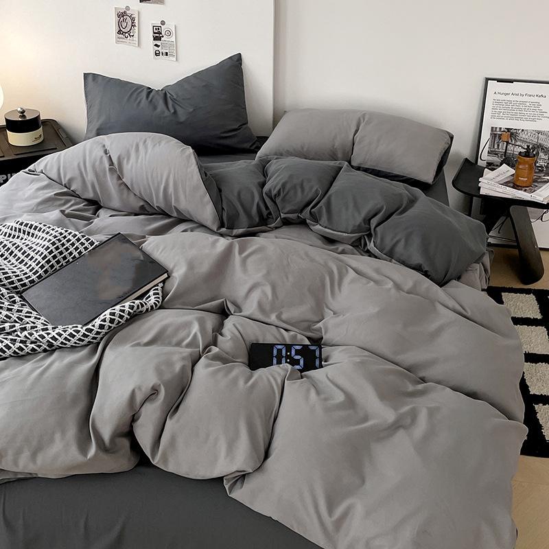 4-piece Cotton Bed Sheet Quilt Cover Student Dormitory Cotton Bed Hats Bedding