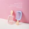 Cute Small Hair Comb Mini Durable Soft Plastic with Hanging Hole Lightweight for Kids Daily Grooming Travel
