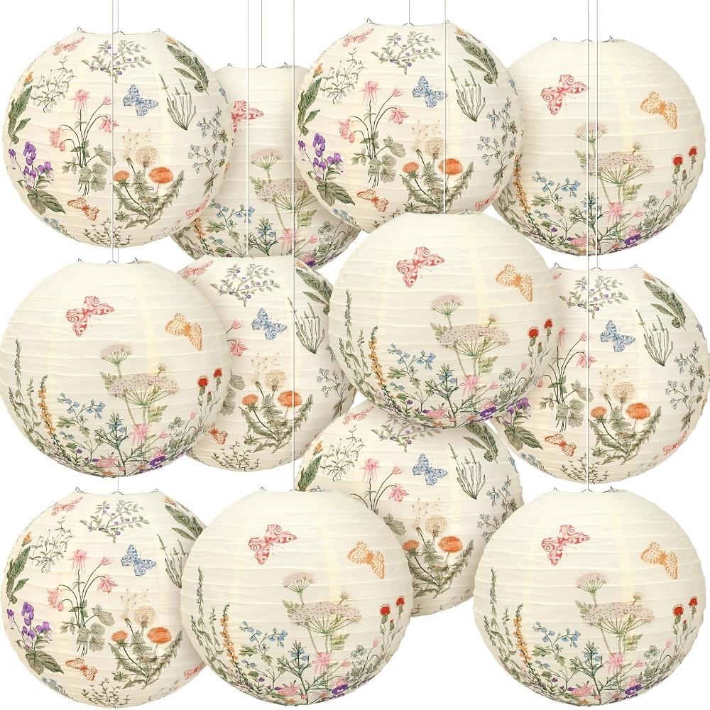 Paper Round Paper Lantern DIY Craft Chinese Paper Lantern  For Home Decor