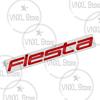 Car-Styling For Ford Fiesta Letter 3D Metal Stickers 3M Adhesive Backing Car Trunk Body Emblem Auto Lettering Decals Accessories