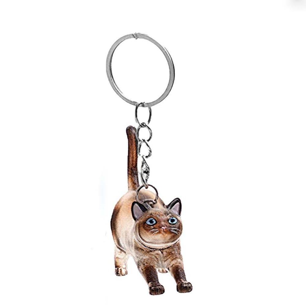 Transparent Acrylic Keychain Cat Hair Storage Capsule Handmade Hamster Hair Storage  DIY Pendant
