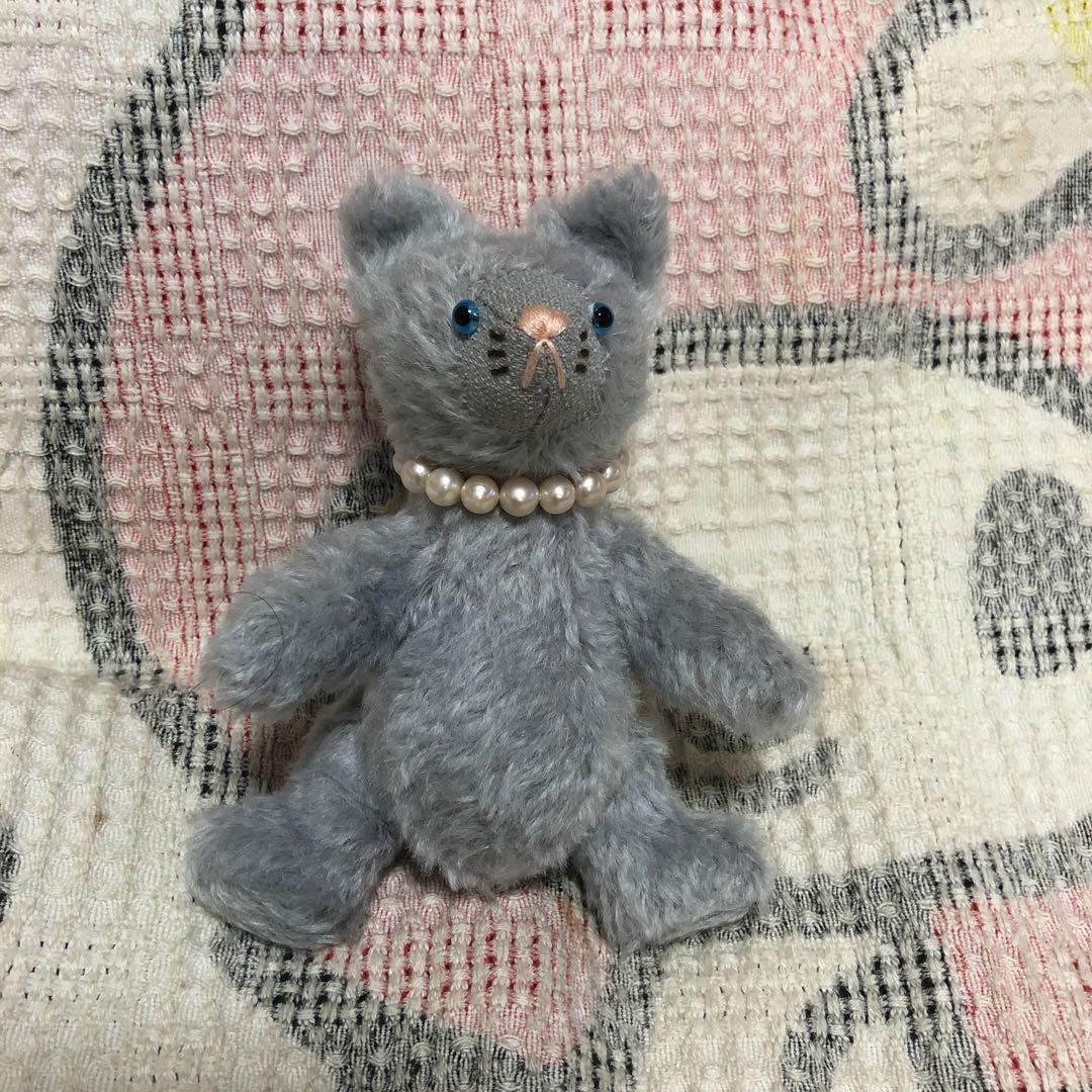 

[USED] Teddy bear artist Mimi! Cat stuffed animal doll used item