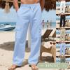 HNXC Men's Fashion Casual Solid Color Print Pants & Capris Classic Exquisite