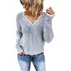 2025 Women's V-neck Knit Pullover Sweater, Many Colors Available
