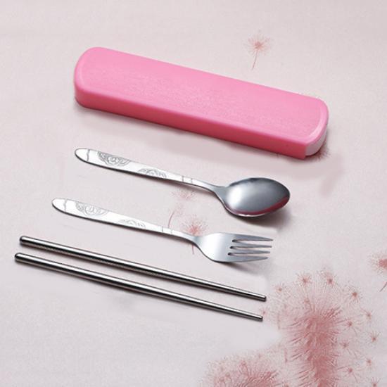 Cutlery Set Stainless Steel Spoon Fork Chopsticks